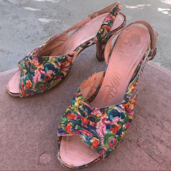 Vintage 1950s Heels - Picture 4 of 8